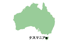 オーストラリア地図　タスマニア